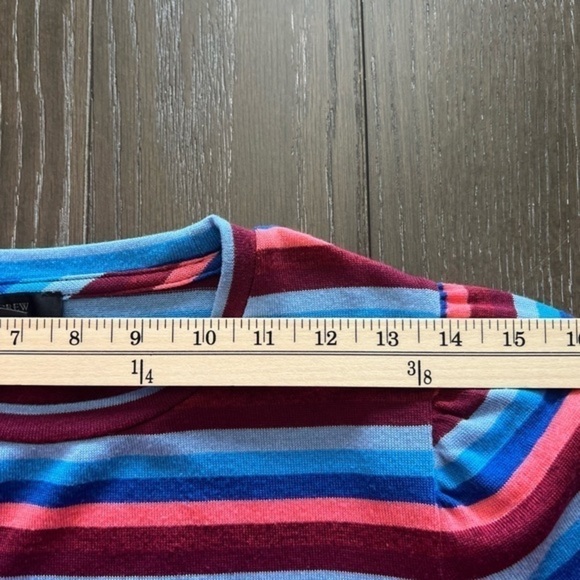 J.Crew Re-Imagined Lightweight Half Sleeve Striped Sweater - Picture 10 of 14
